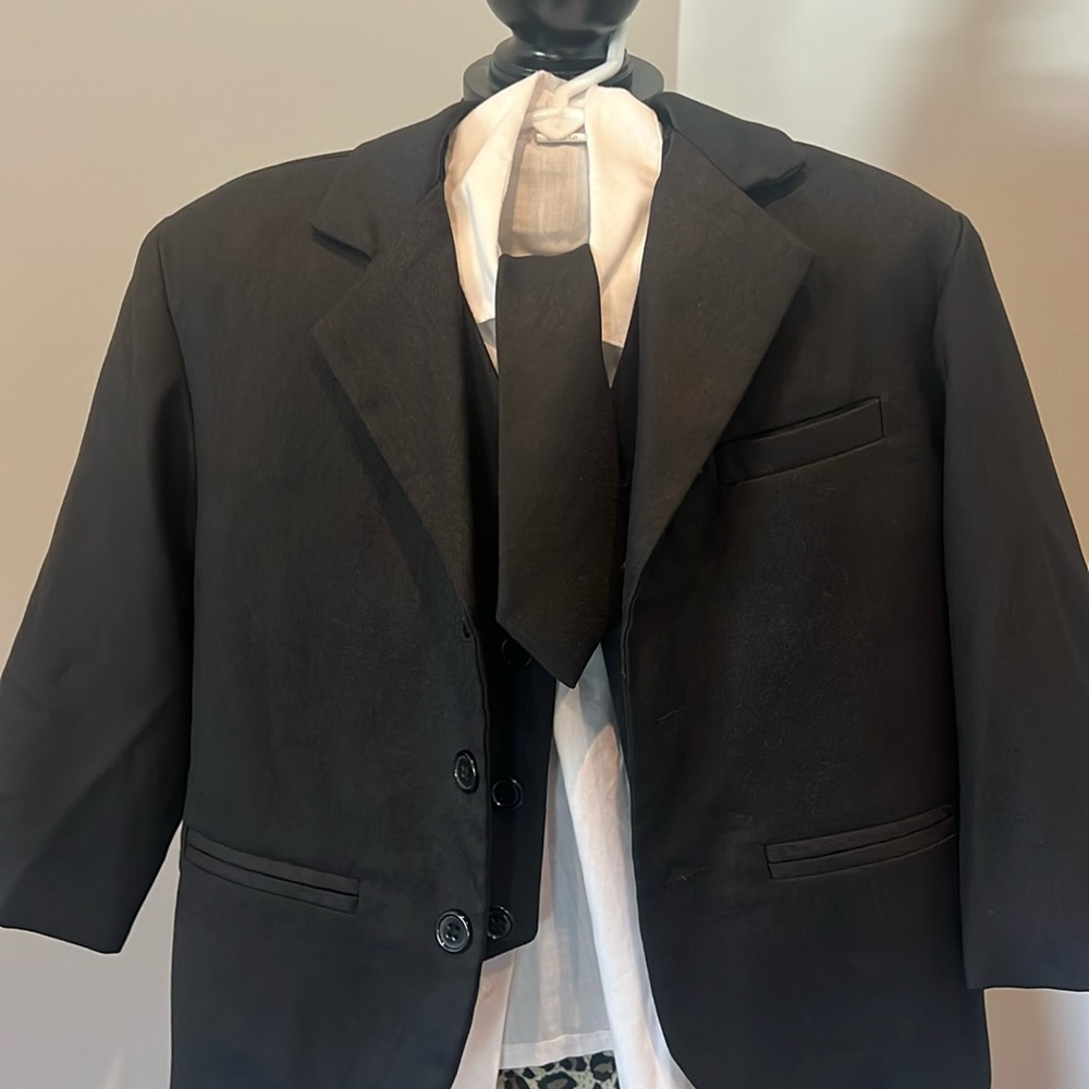 Boys Black Formal Suit - Size 4